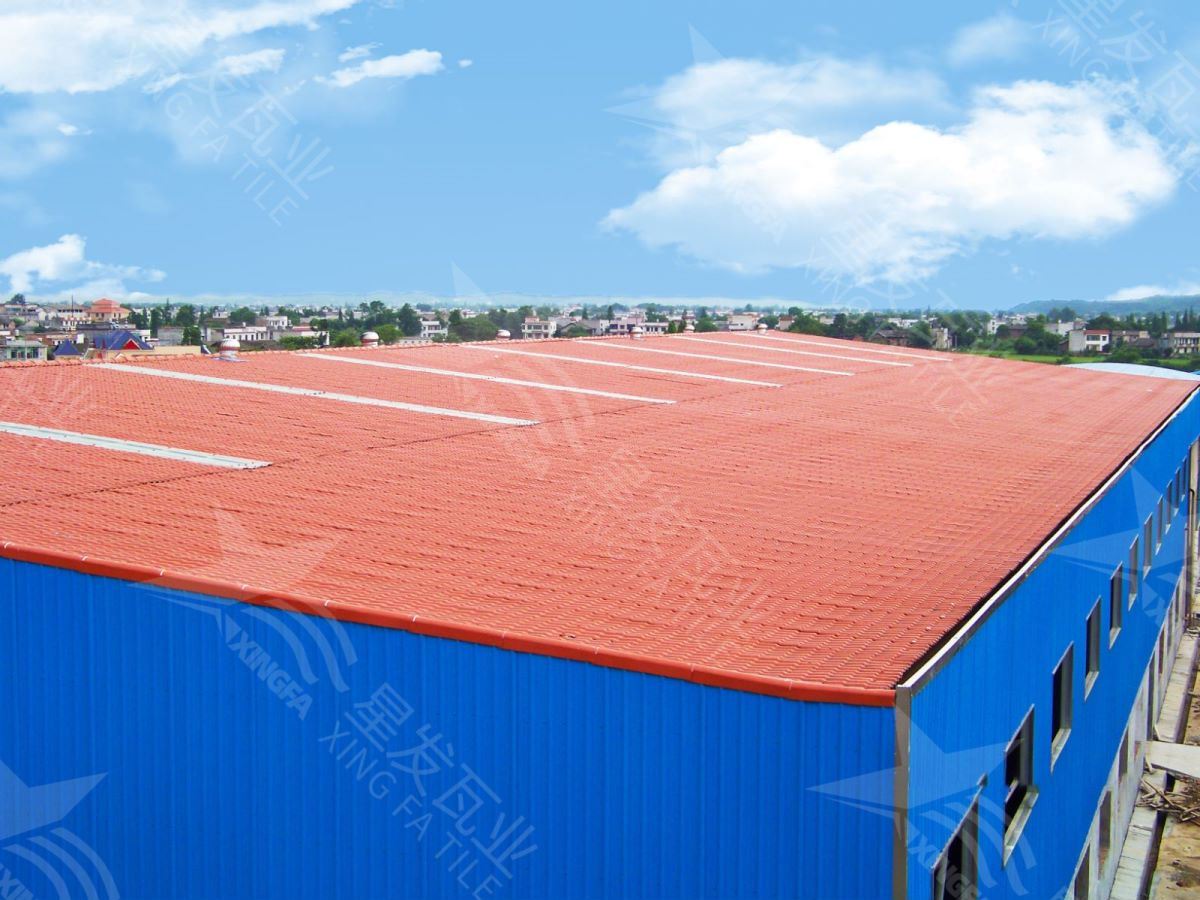 新型材料1050砖红色asa树脂瓦 盖厂房用仿古瓦 防腐防火耐候塑料瓦 湛江pvc合成树脂瓦生产厂家